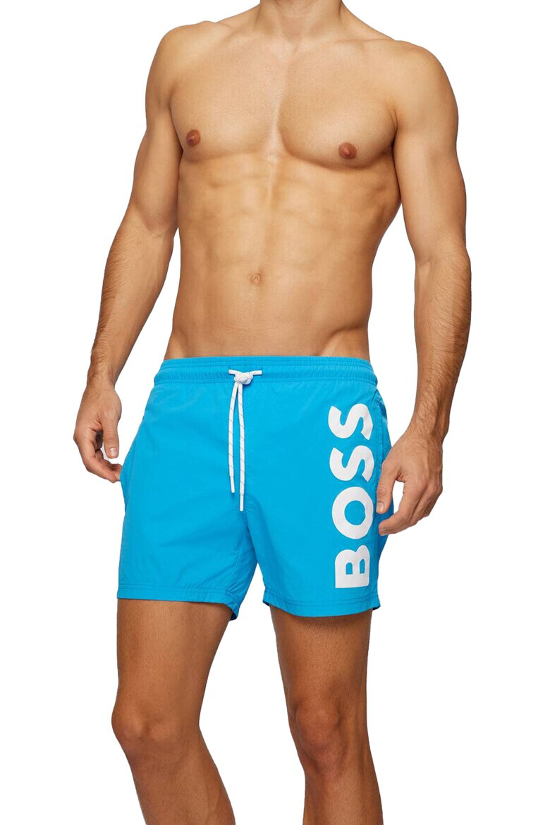 BOSS Pantaloni scurti de baie cu imprimeu logo Octopus - Pled.ro