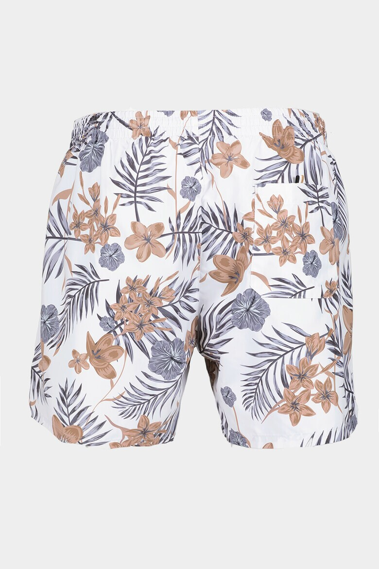 BOSS Pantaloni scurti de baie cu imprimeu tropical Piranha - Pled.ro