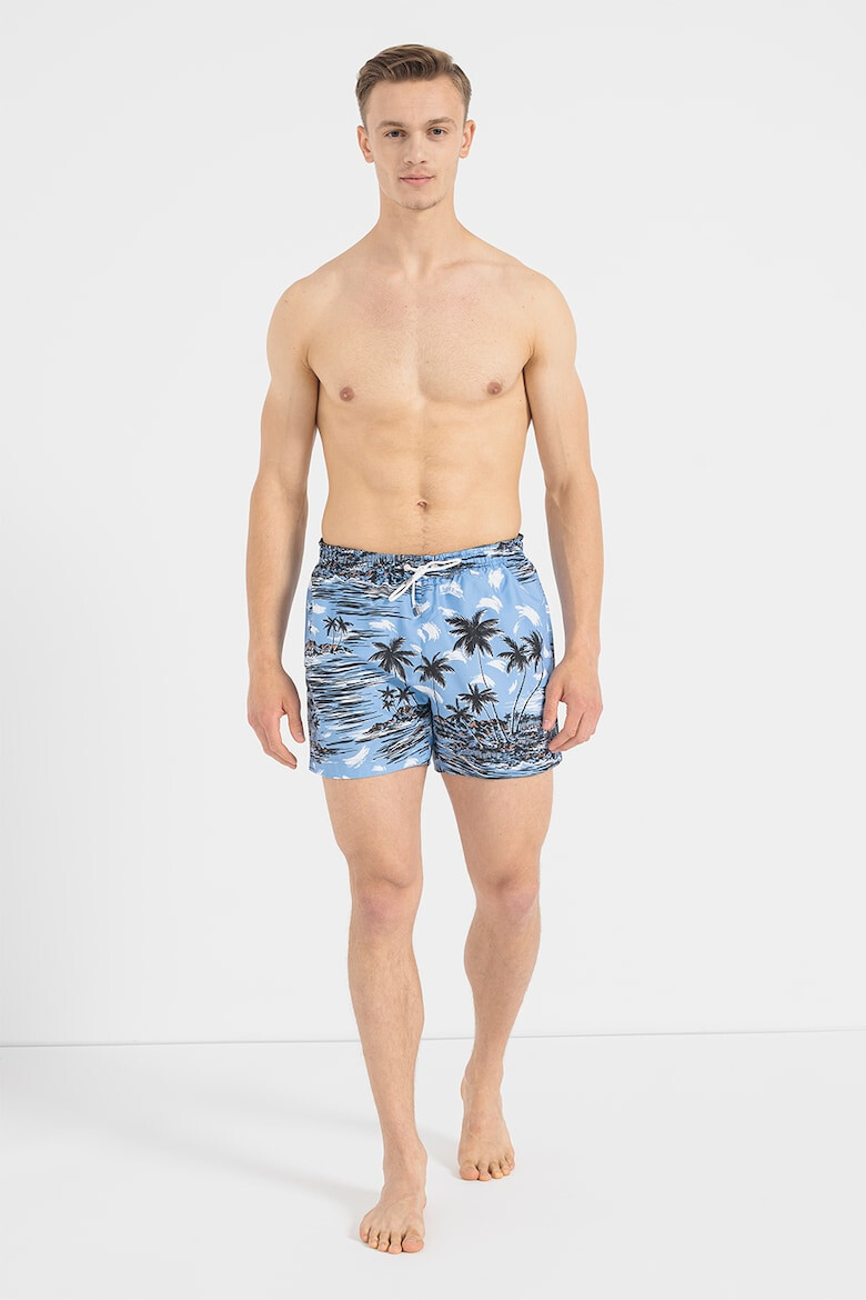 BOSS Pantaloni scurti de baie cu imprimeu tropical Springfish - Pled.ro