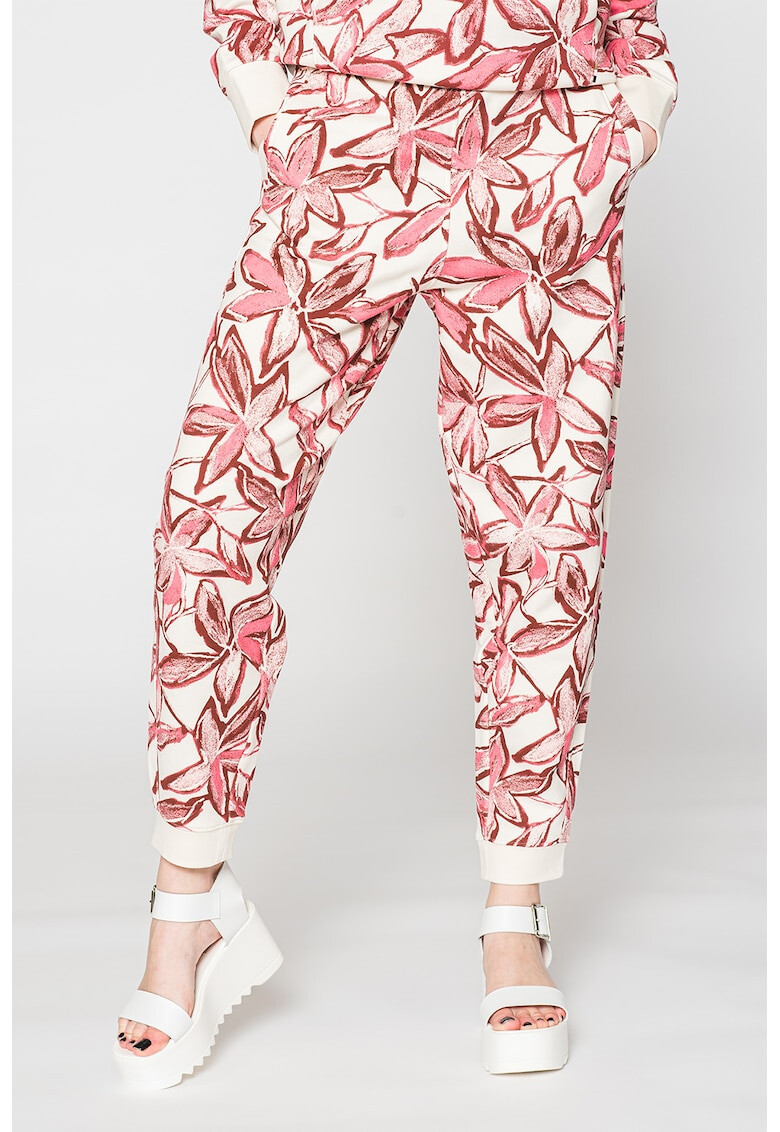 BOSS Pantaloni sport cu imprimeu floral Ebisa - Pled.ro