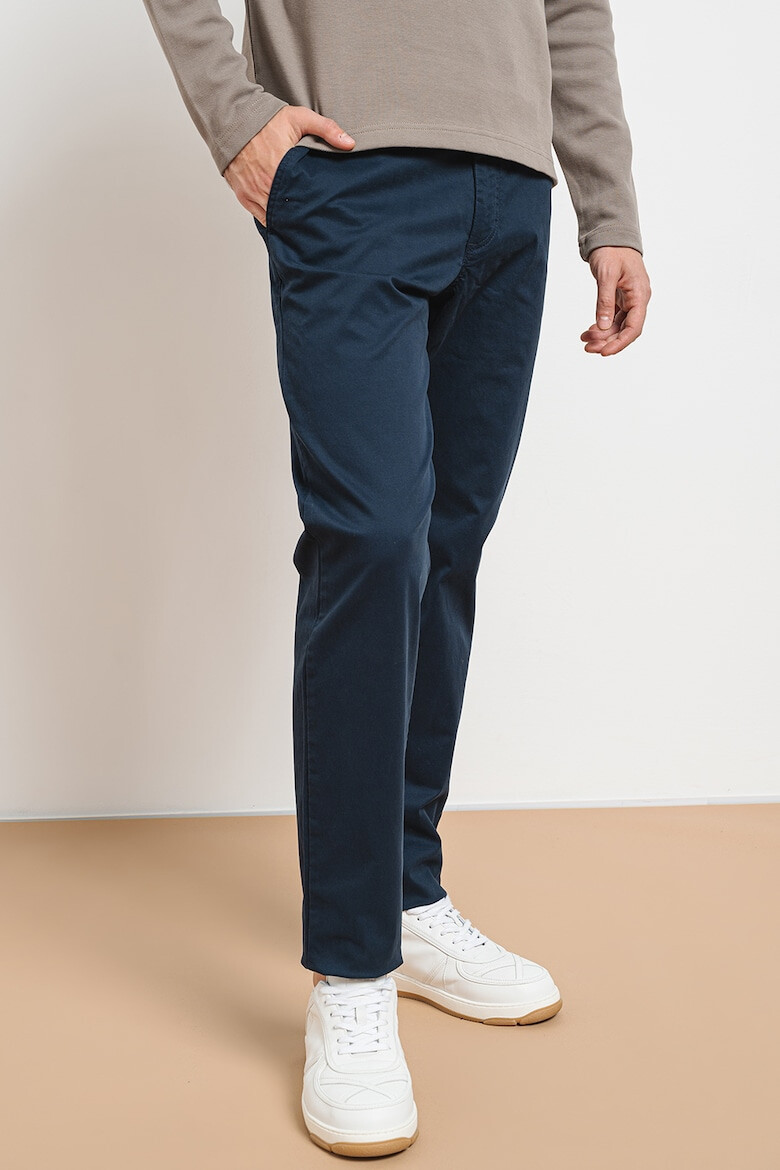 BOSS Pantaloni uni cu snur in talie - Pled.ro