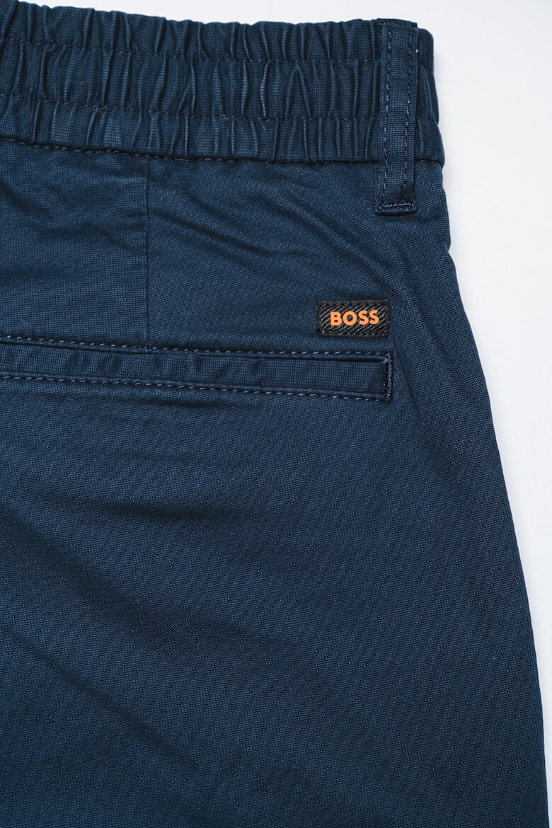 BOSS Pantaloni uni cu snur in talie - Pled.ro