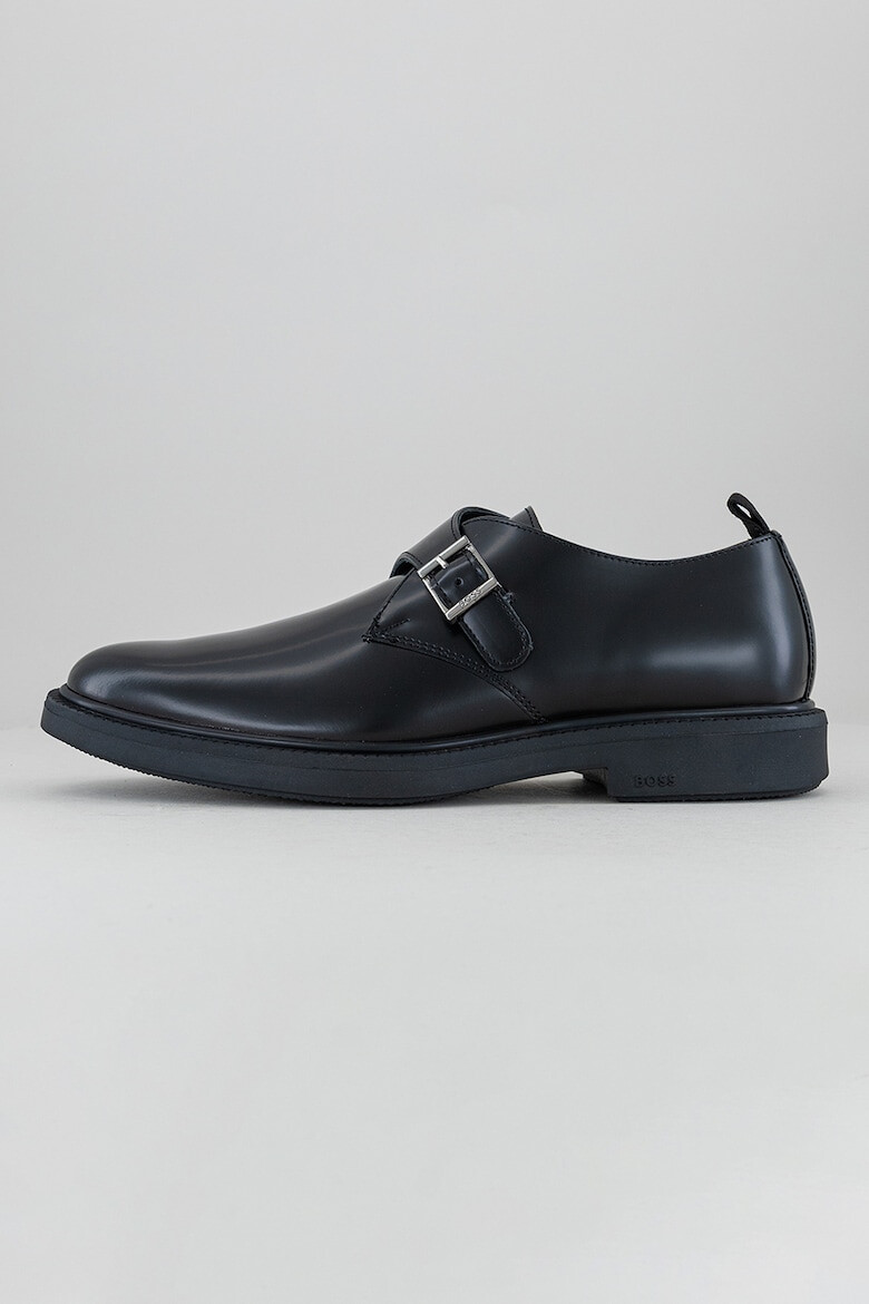 BOSS Pantofi derby de piele cu catarame - Pled.ro