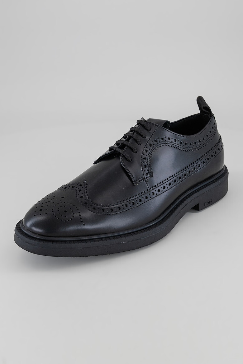 BOSS Pantofi derby de piele ecologica - Pled.ro