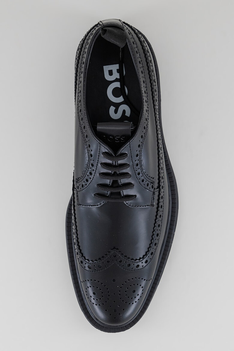 BOSS Pantofi derby de piele ecologica - Pled.ro