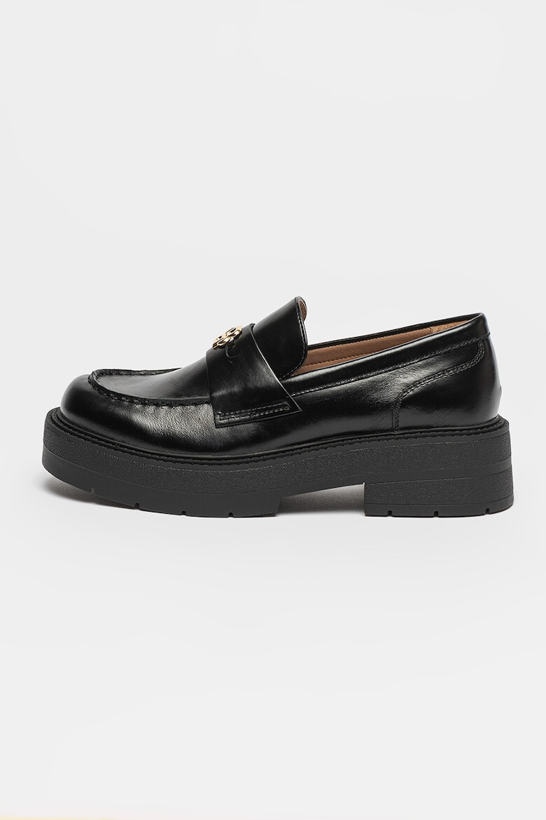 BOSS Pantofi loafer de piele cu toc masiv - Pled.ro