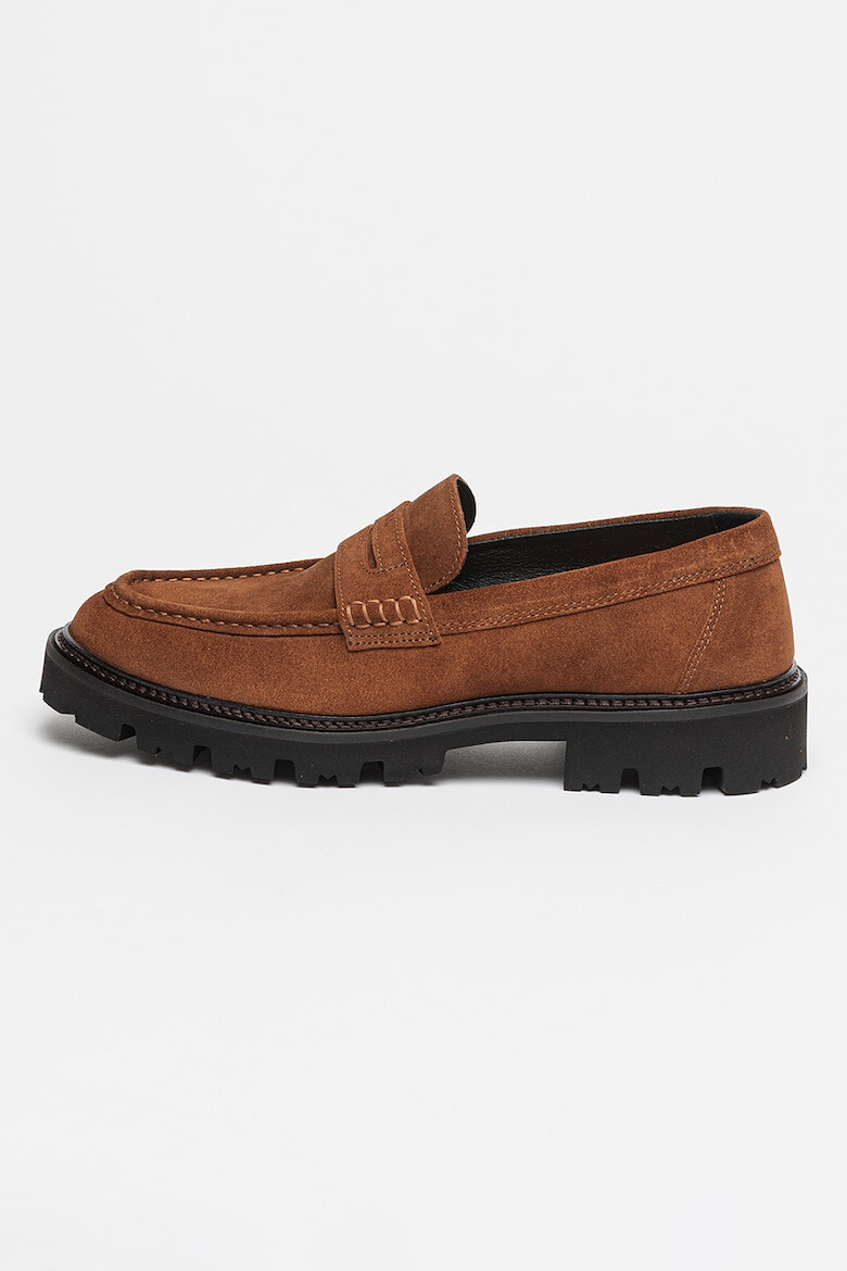 BOSS Pantofi loafer de piele intoarsa Julyo - Pled.ro