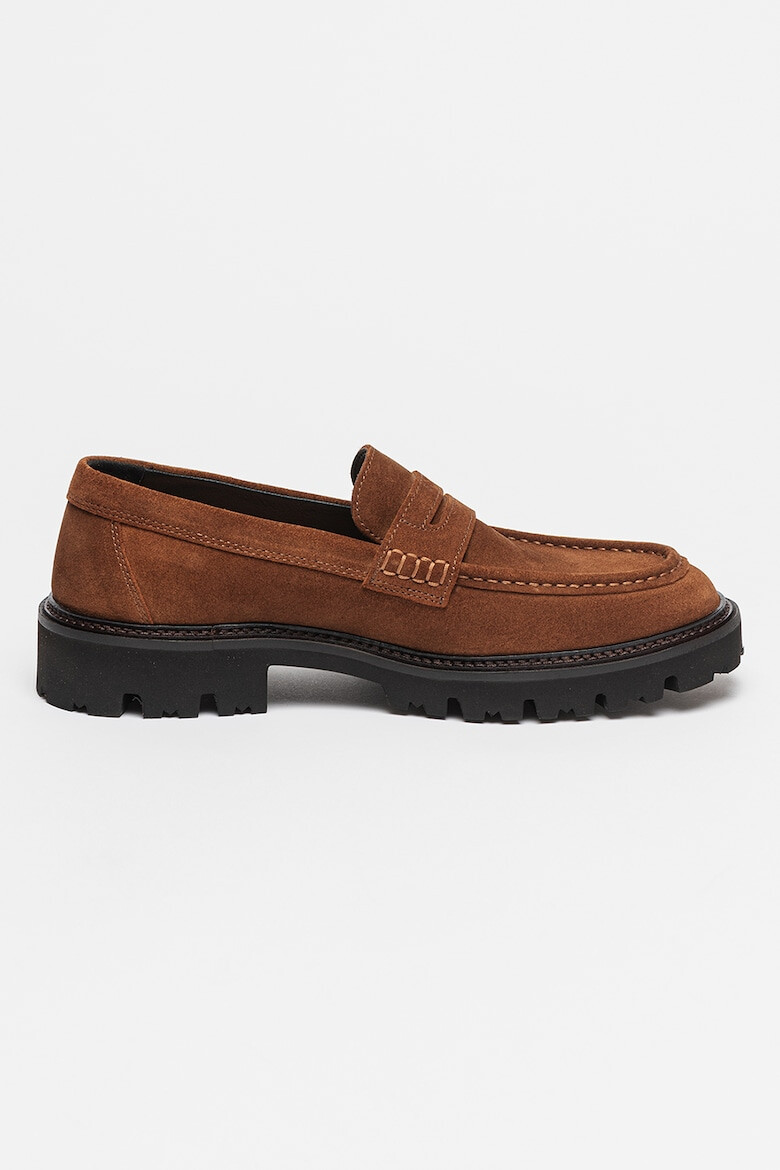 BOSS Pantofi loafer de piele intoarsa Julyo - Pled.ro