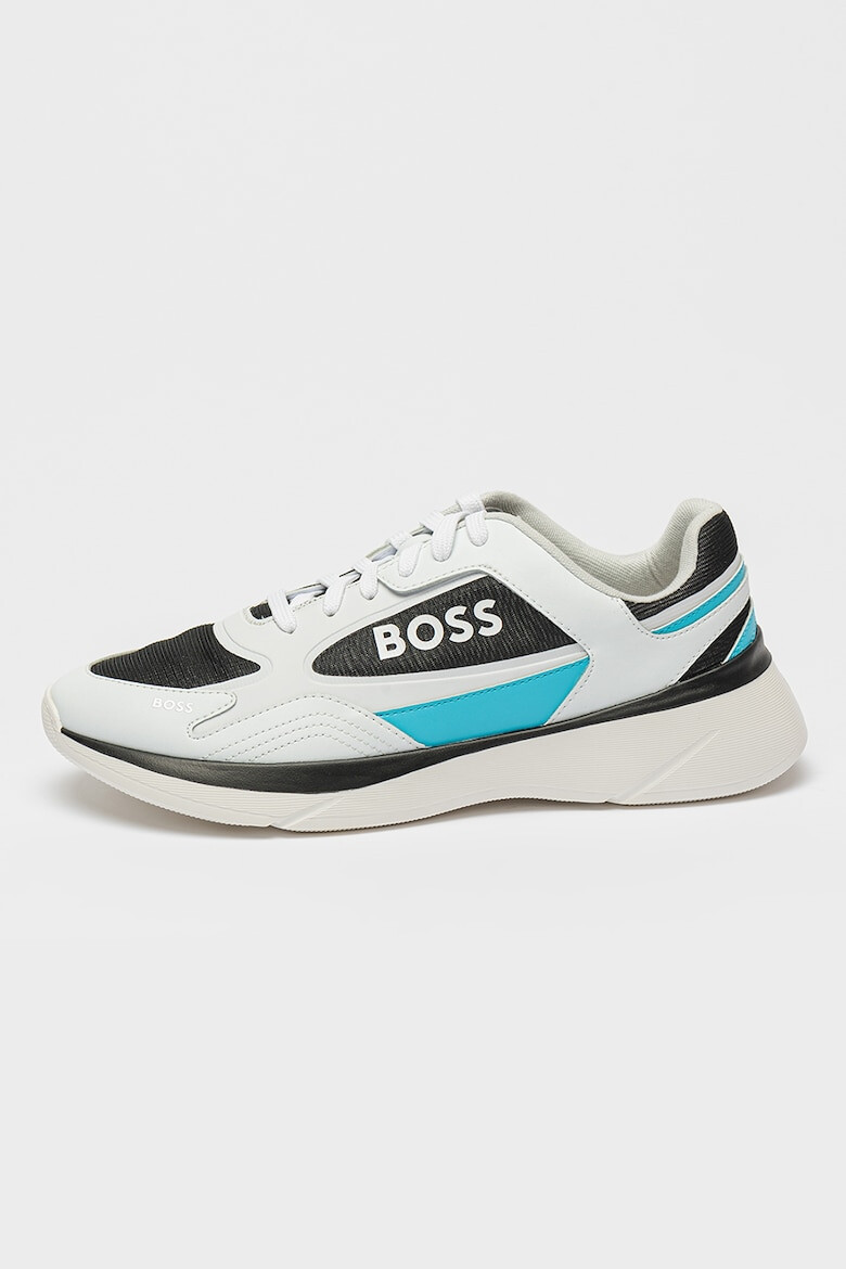 BOSS Pantofi sport cu detalii de piele ecologica Dean - Pled.ro