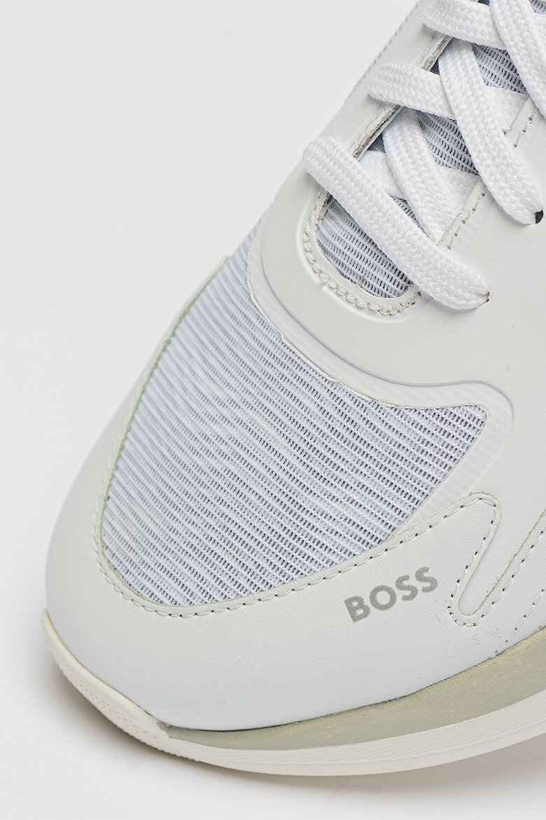 BOSS Pantofi sport cu detalii de piele ecologica Dean - Pled.ro