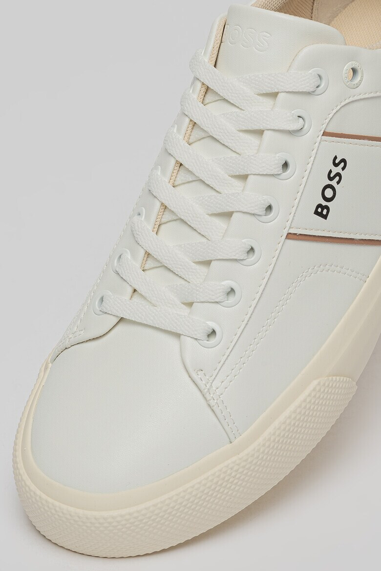 BOSS Pantofi sport cu detalii din piele Aiden - Pled.ro