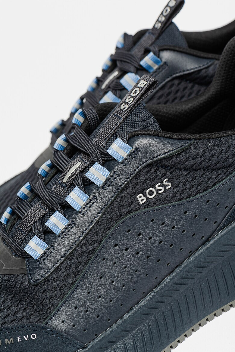 BOSS Pantofi sport cu detalii din piele intoarsa Ttnm Evo - Pled.ro