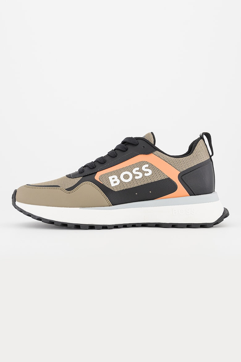 BOSS Pantofi sport cu imprimeu logo si garnituri din material sintetic Jonah - Pled.ro