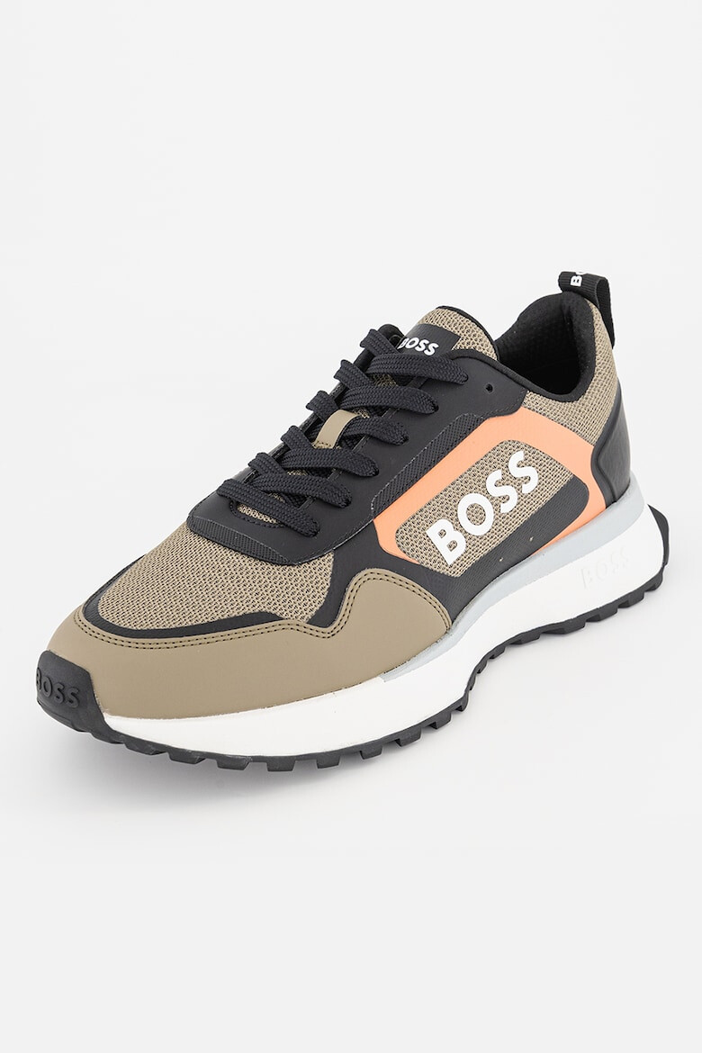 BOSS Pantofi sport cu imprimeu logo si garnituri din material sintetic Jonah - Pled.ro