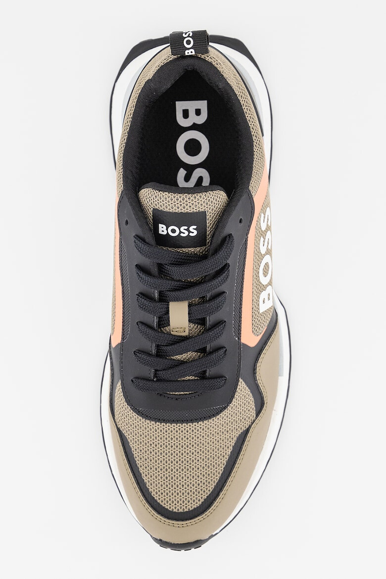 BOSS Pantofi sport cu imprimeu logo si garnituri din material sintetic Jonah - Pled.ro