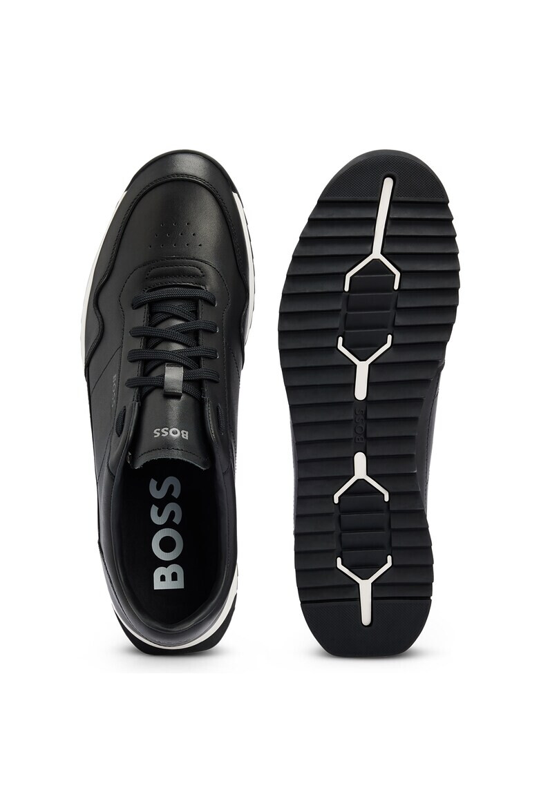 BOSS Pantofi sport de piele cu detalii logo Zayn Lowp It - Pled.ro