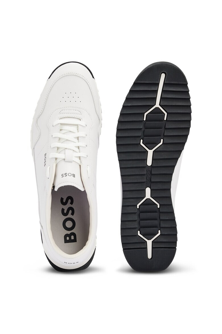 BOSS Pantofi sport de piele cu detalii logo Zayn Lowp It - Pled.ro