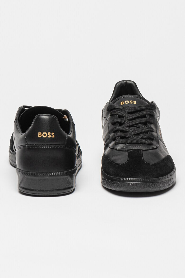 BOSS Pantofi sport de piele cu garnituri de piele intoarsa Brandon - Pled.ro