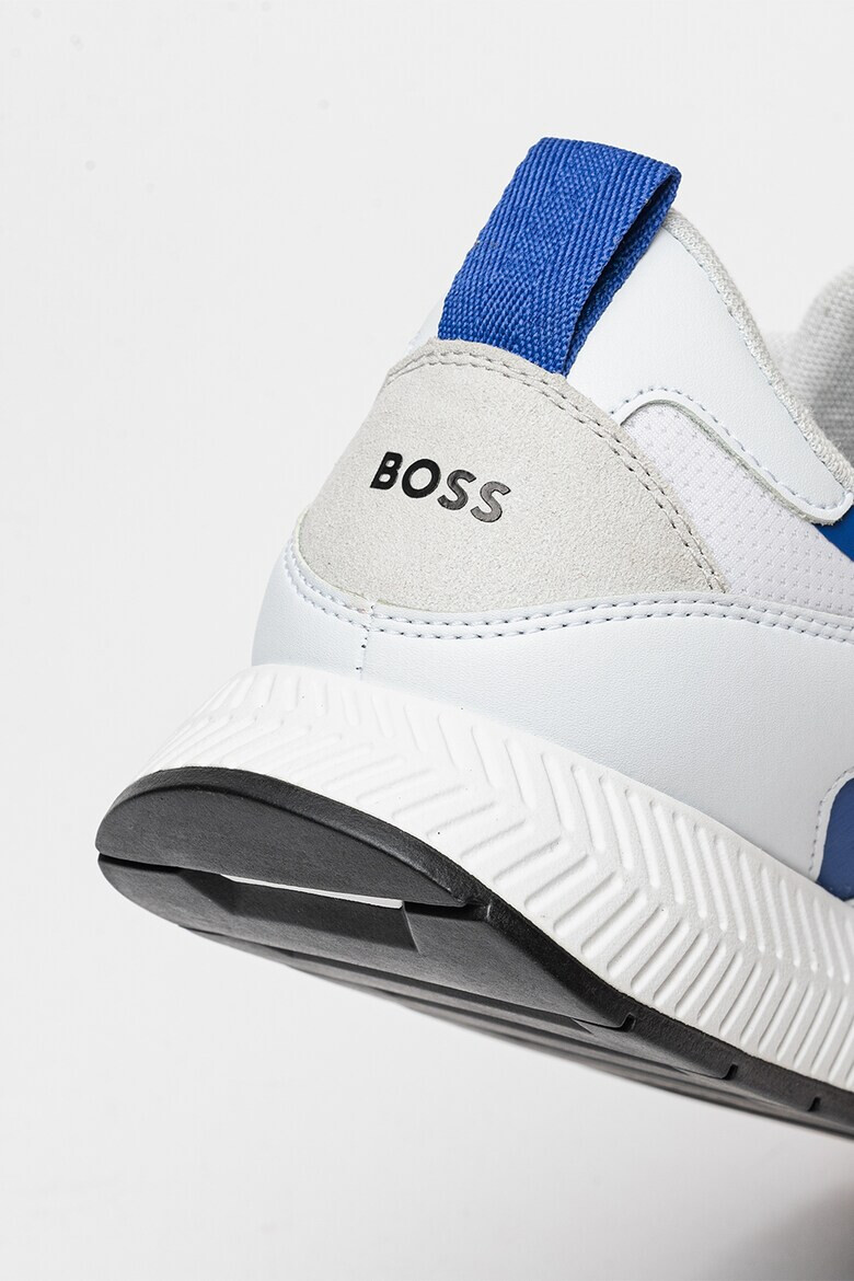 BOSS Pantofi sport de piele ecologica si material textil Titanium - Pled.ro