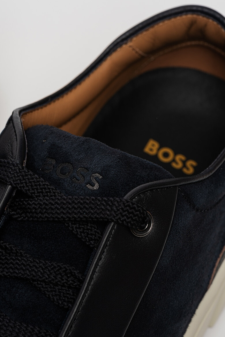 BOSS Pantofi sport din piele intoarsa cu detalii din piele Gary - Pled.ro