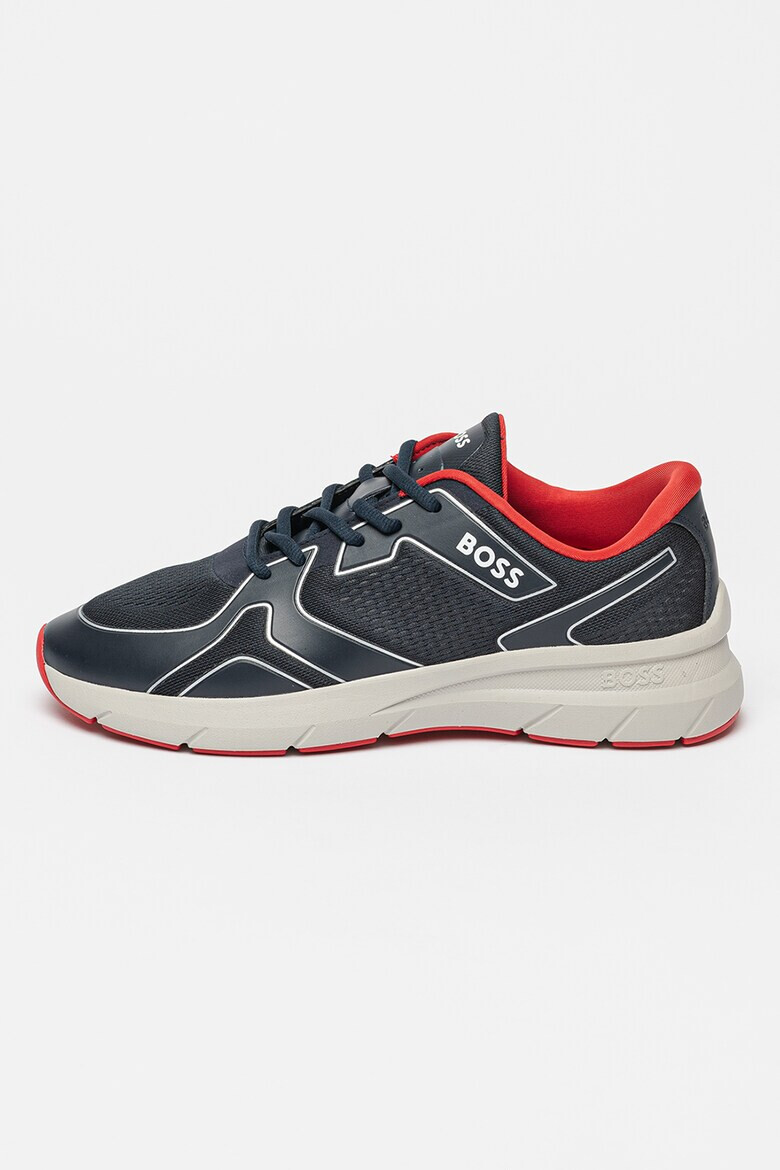 BOSS Pantofi sport low-cut cu garnituri de plasa Owen Runn - Pled.ro