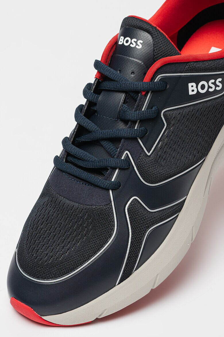 BOSS Pantofi sport low-cut cu garnituri de plasa Owen Runn - Pled.ro