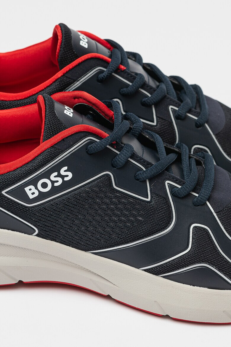 BOSS Pantofi sport low-cut cu garnituri de plasa Owen Runn - Pled.ro