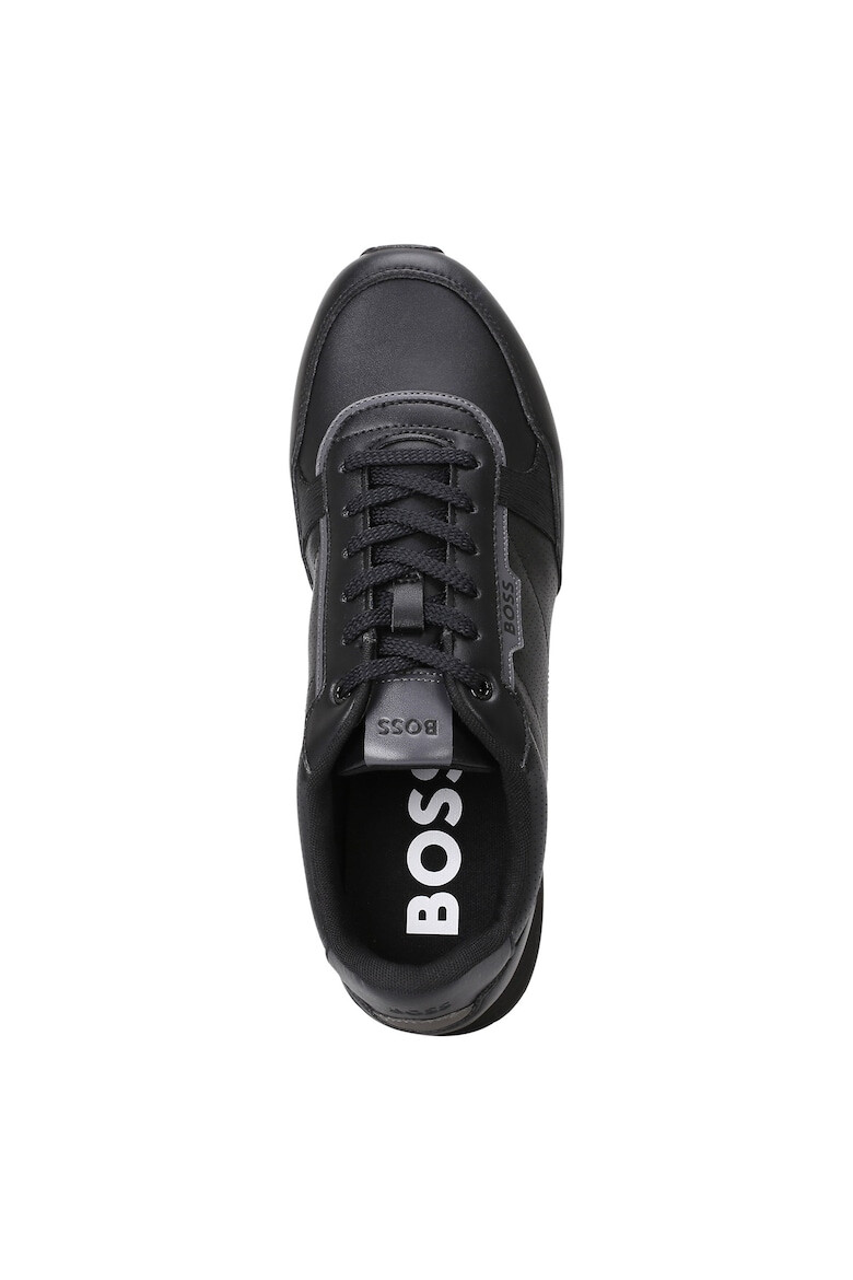 BOSS Pantofi sport low-cut de piele si piele ecologica - Pled.ro