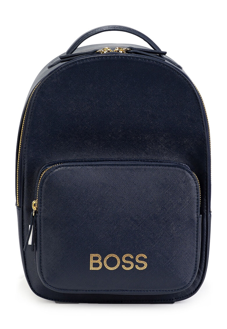 BOSS Rucsac de piele ecologica cu buzunar frontal - Pled.ro