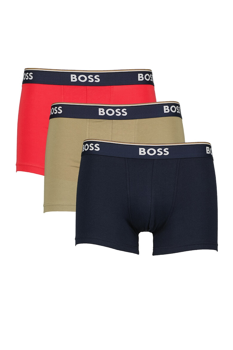 BOSS Set de boxeri cu banda logo in talie Power - 3 perechi - Pled.ro