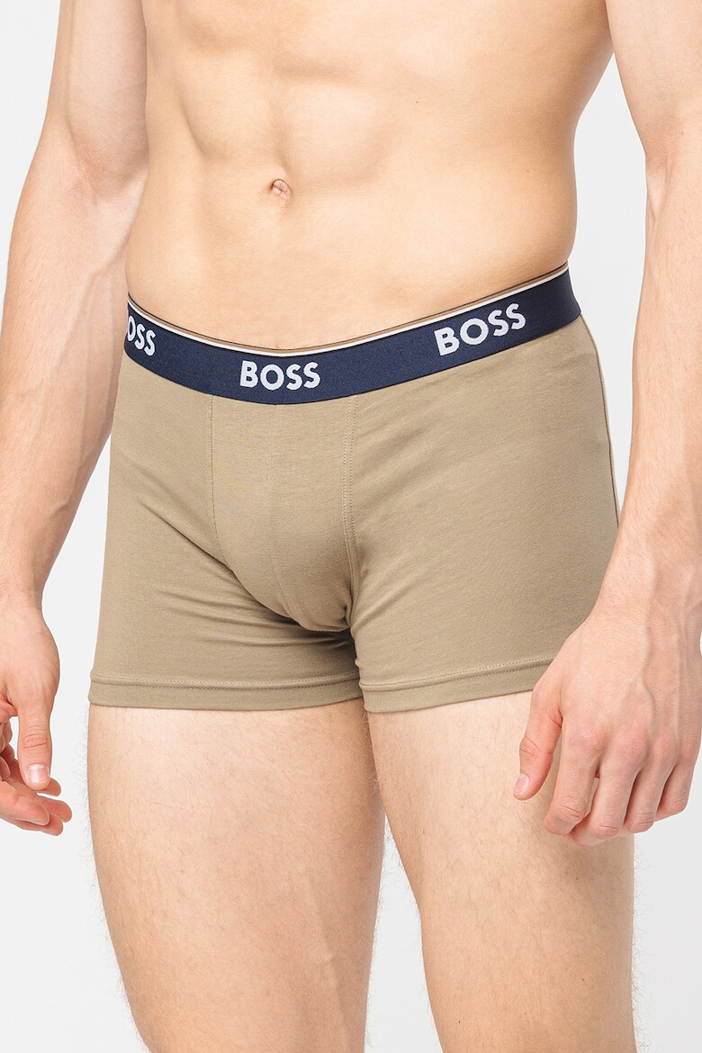 BOSS Set de boxeri cu banda logo in talie Power - 3 perechi - Pled.ro