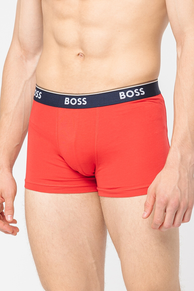 BOSS Set de boxeri cu banda logo in talie Power - 3 perechi - Pled.ro