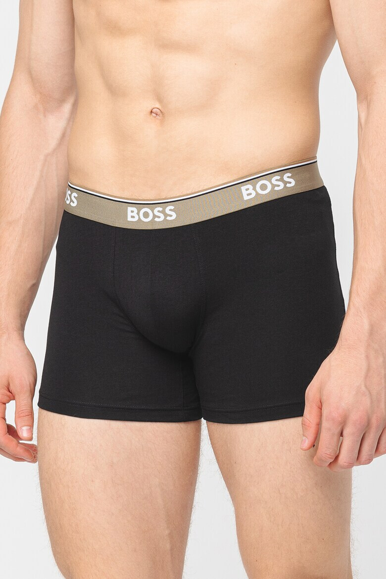 BOSS Set de boxeri cu banda logo in talie Power- 3 perechi - Pled.ro