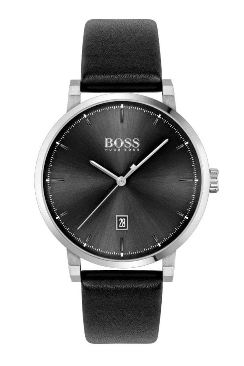 BOSS Set de ceas quartz si bratara de piele cu design impletit - Pled.ro