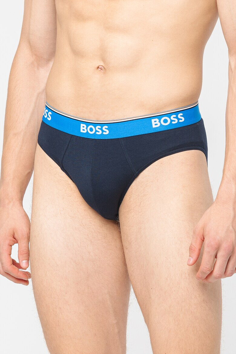 BOSS Set de chiloti cu banda logo in talie Power - 3 perechi - Pled.ro