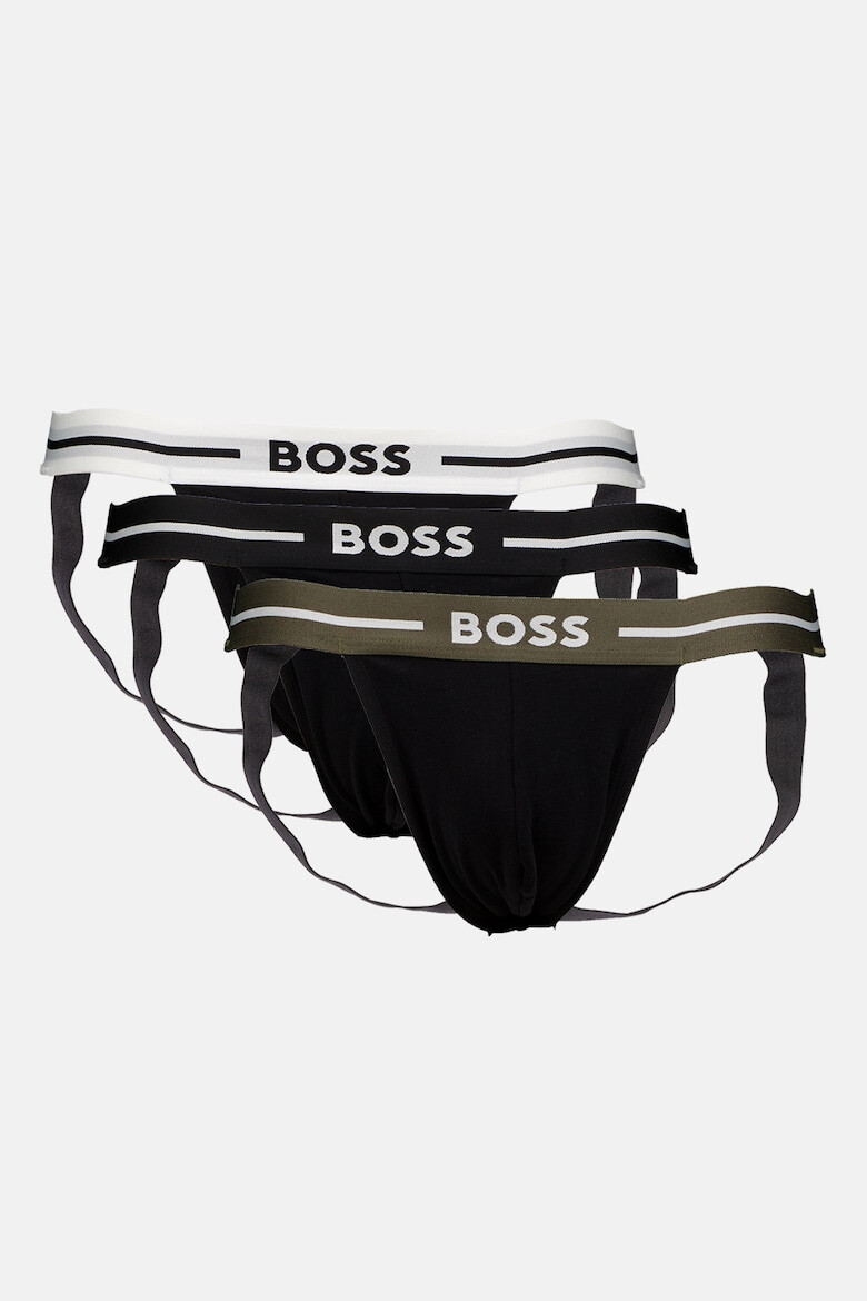 BOSS Set de chiloti tip suspensor cu logo - 3 perechi - Pled.ro