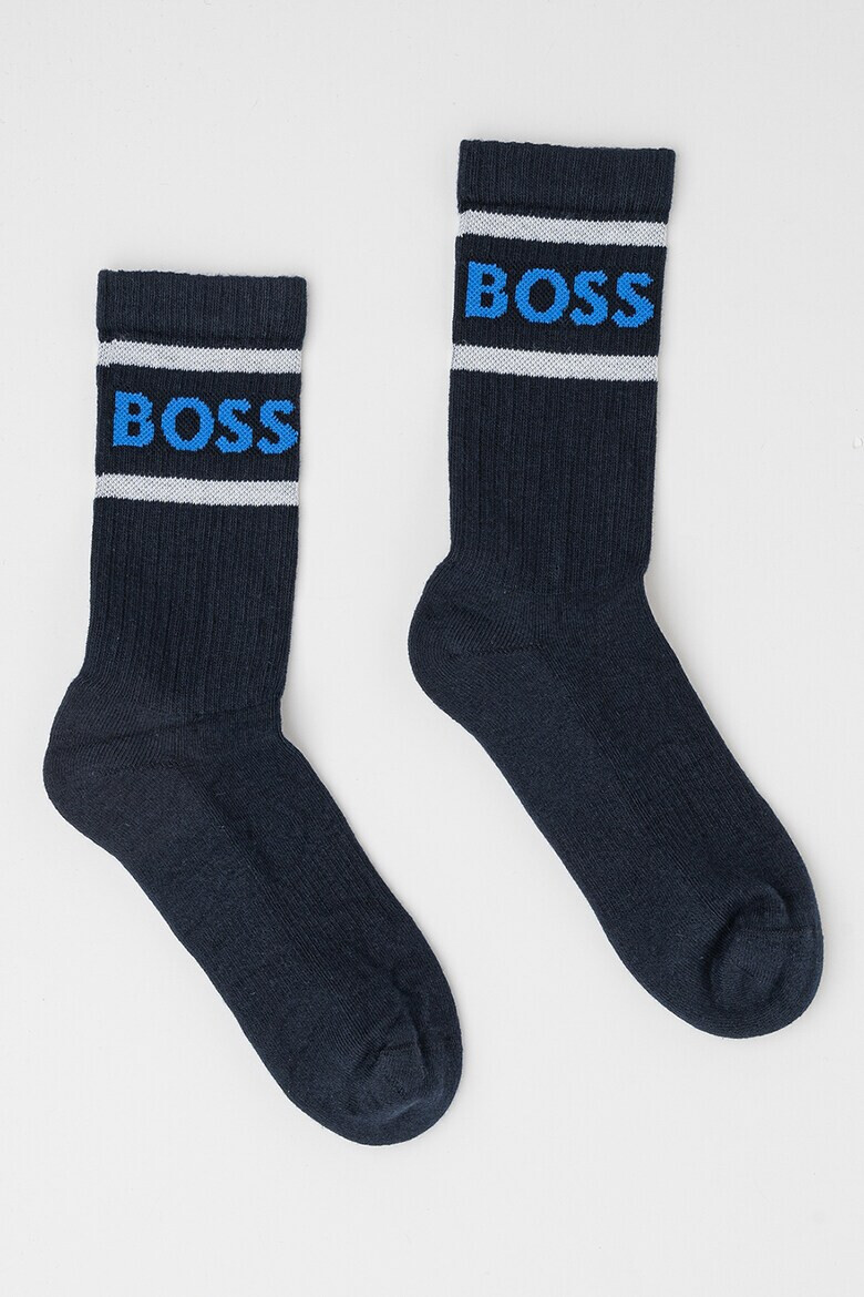 BOSS Set de sosete cu imprimeu logo - 3 perechi - Pled.ro