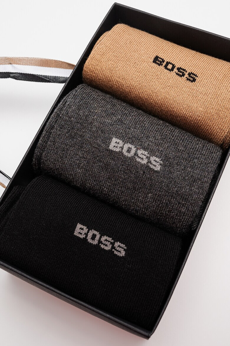 BOSS Set de sosete lungi - 3 perechi - Pled.ro