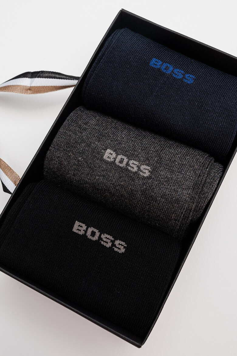 BOSS Set de sosete lungi - 3 perechi - Pled.ro