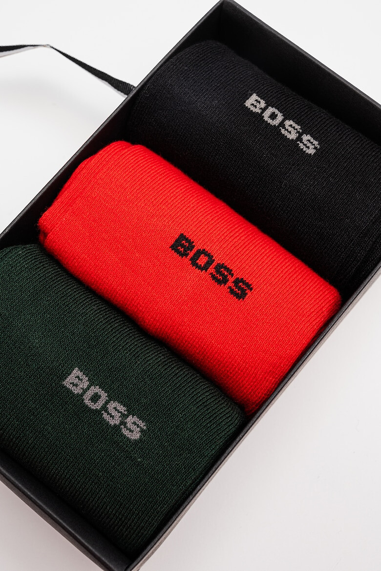 BOSS Set de sosete lungi - 3 perechi - Pled.ro