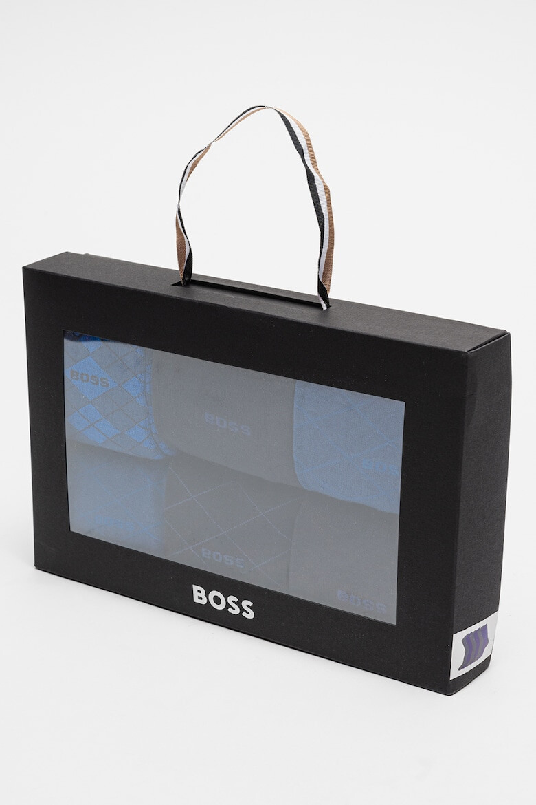 BOSS Set de sosete lungi cu model - 6 Perechi - Pled.ro