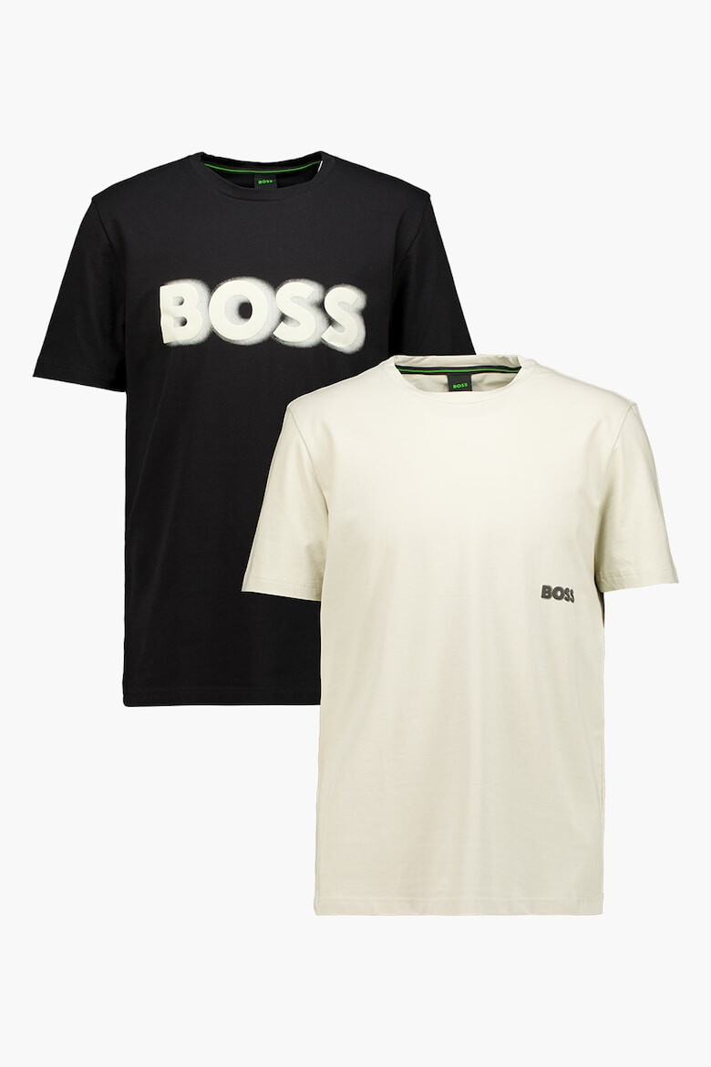 BOSS Set de tricouri cu imprimeu logo - 2 piese - Pled.ro