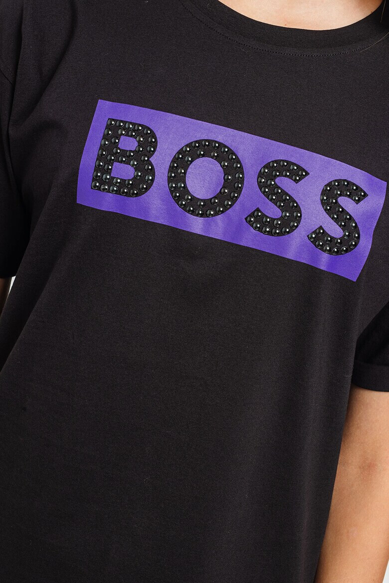 BOSS Tricou cu imprimeu logo - Pled.ro