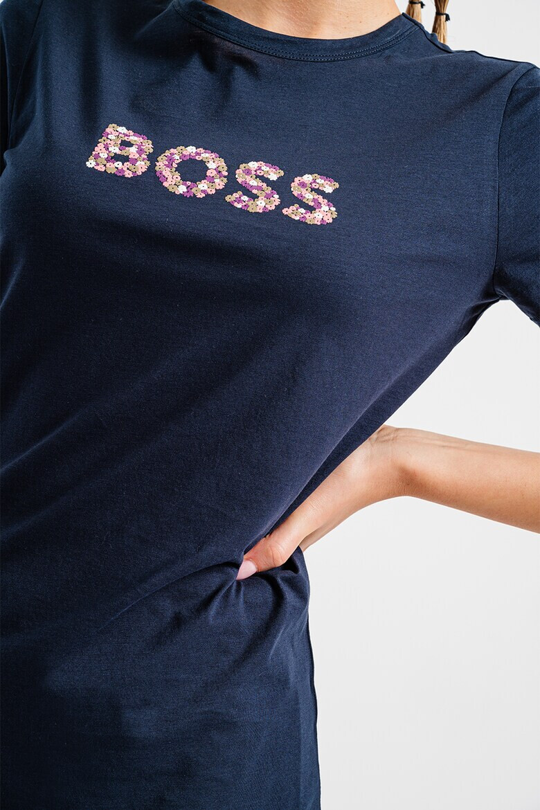 BOSS Tricou cu imprimeu logo - Pled.ro