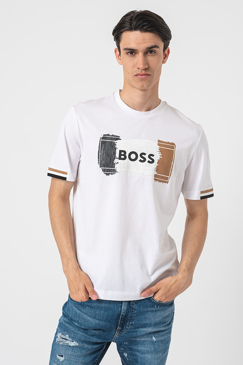 BOSS Tricou cu imprimeu logo - Pled.ro