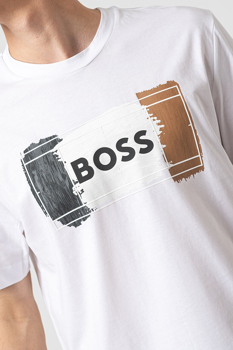 BOSS Tricou cu imprimeu logo - Pled.ro