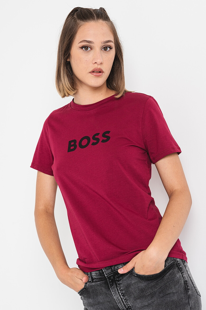 BOSS Tricou cu imprimeu logo Elogo - Pled.ro