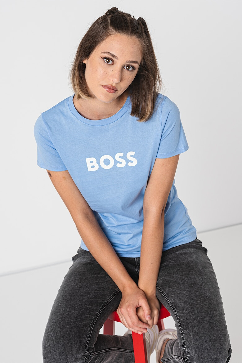 BOSS Tricou cu imprimeu logo Elogo - Pled.ro