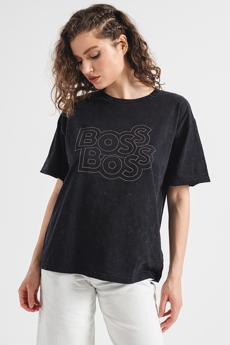 BOSS Tricou cu logo Eband - Pled.ro