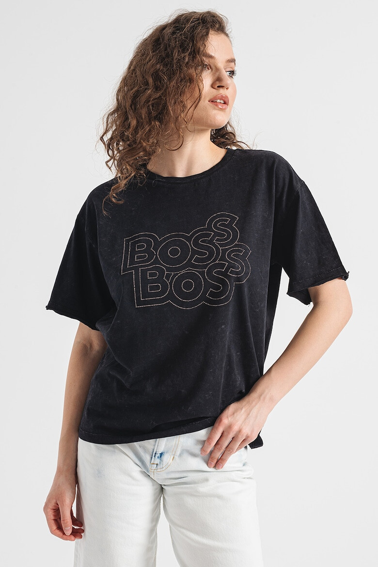 BOSS Tricou cu logo Eband - Pled.ro